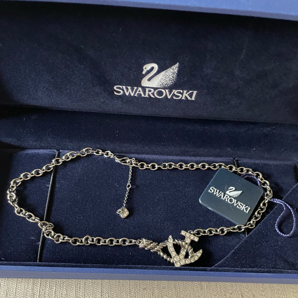 Collier Encre de bateau Swarovski